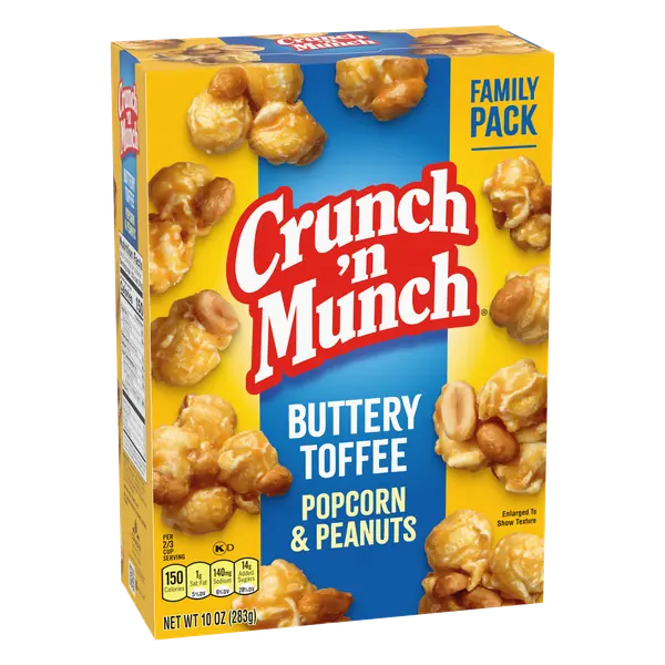 Buttery Toffee Popcorn with Peanuts