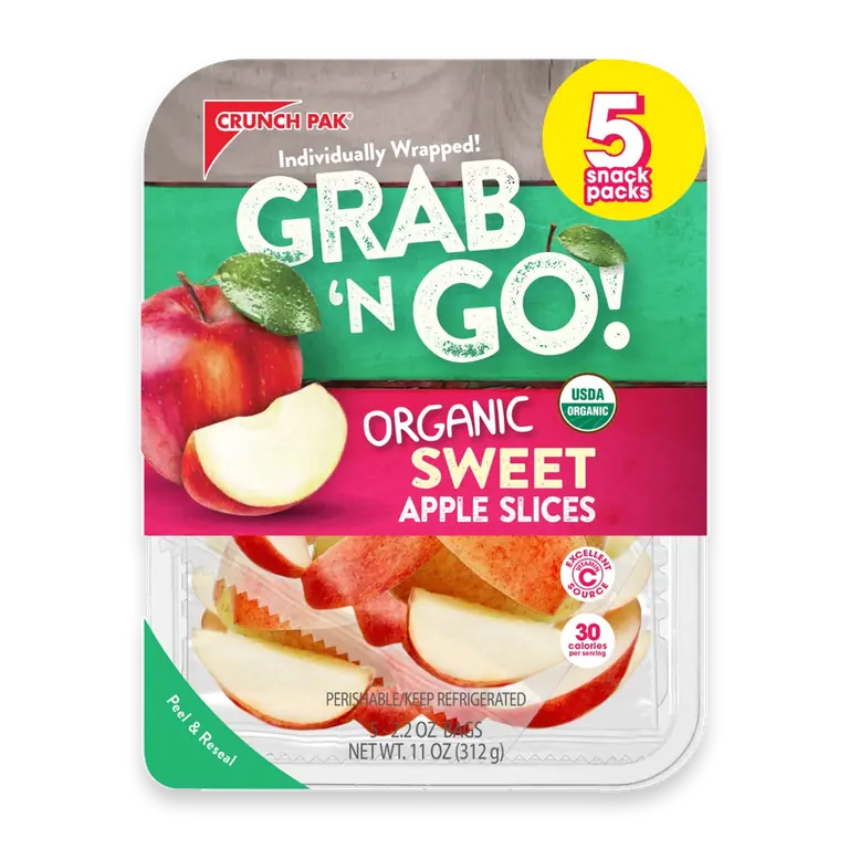 Grab 'N Go Organic Sweet Apple Slices