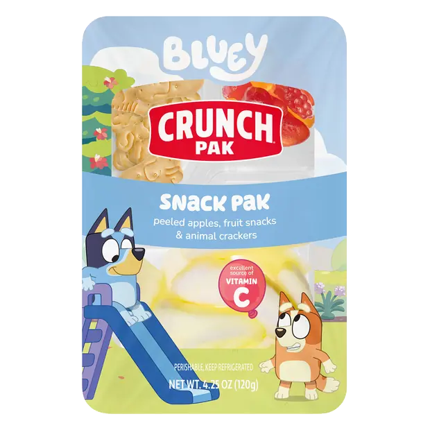 Snackers Bluey Peeled Apples Fruit Snacks & Animal Crackers