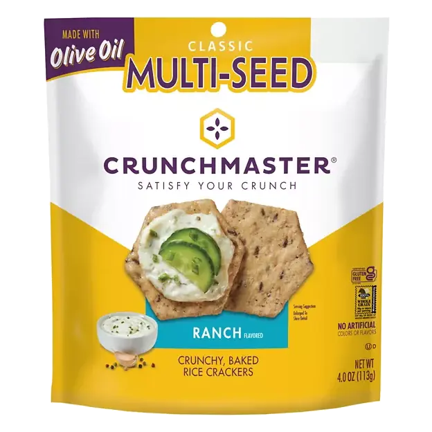 Classic Multi-Seed Ranch Flavored Rice Crackers