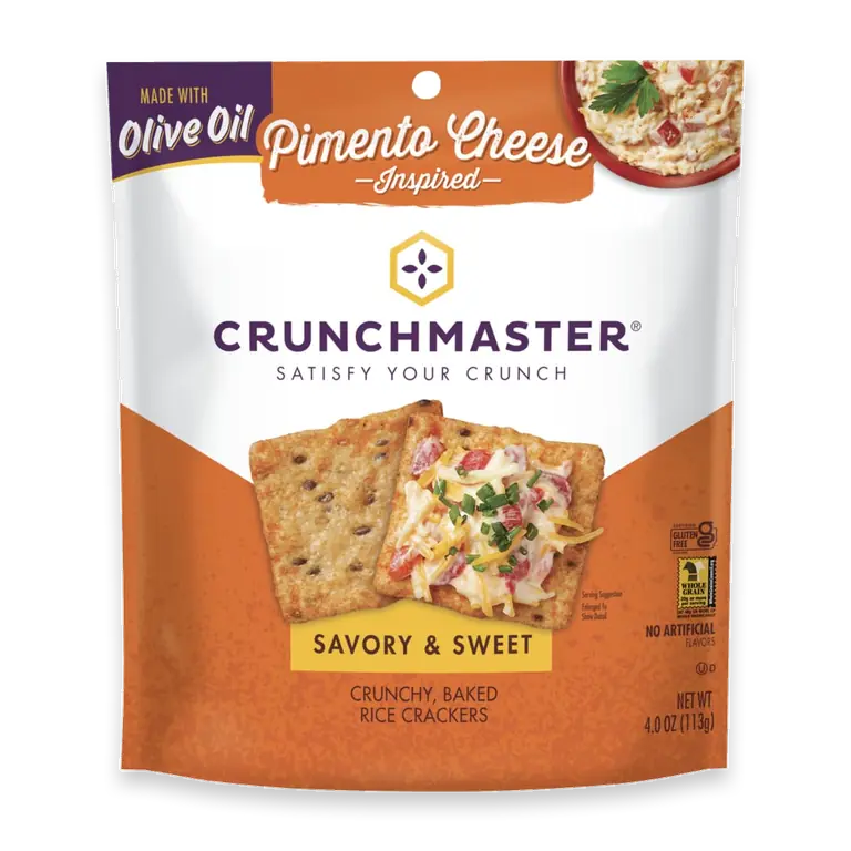 Pimento Cheese Flavored Baked Multi-Grain Crackers