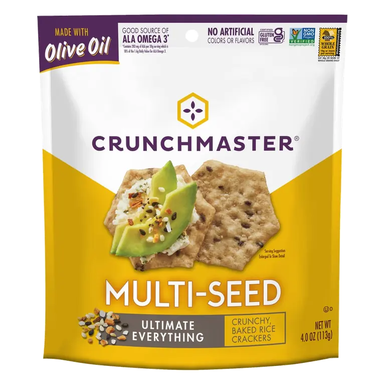 Ultimate Everything Multi-Seed Crunchy, Baked Rice Crackers