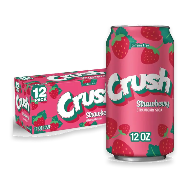 Strawberry Soda, 12 fl oz cans, 12 pack