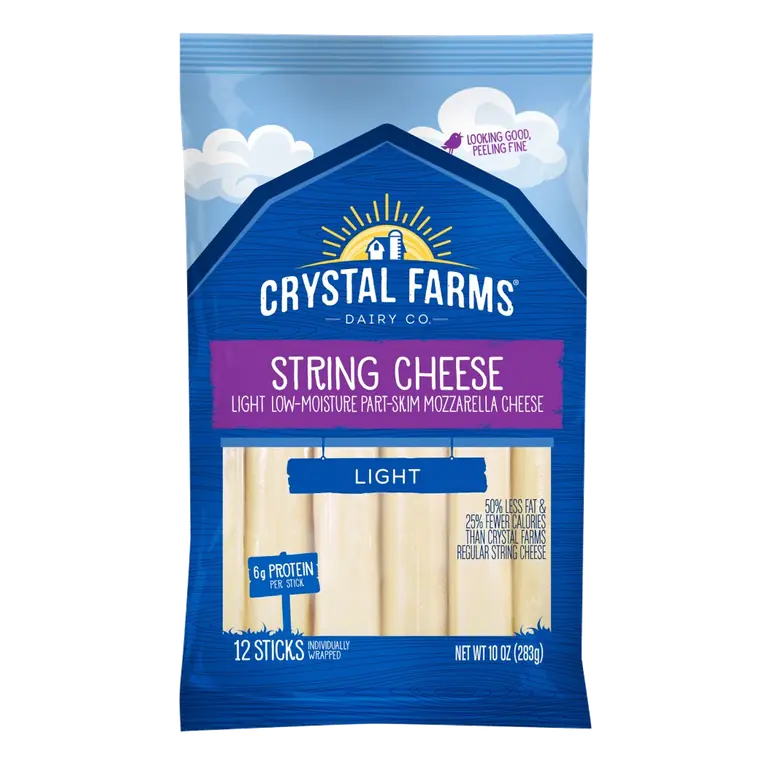 Light Mozzarella Low-Moisture Part-Skim String Cheese