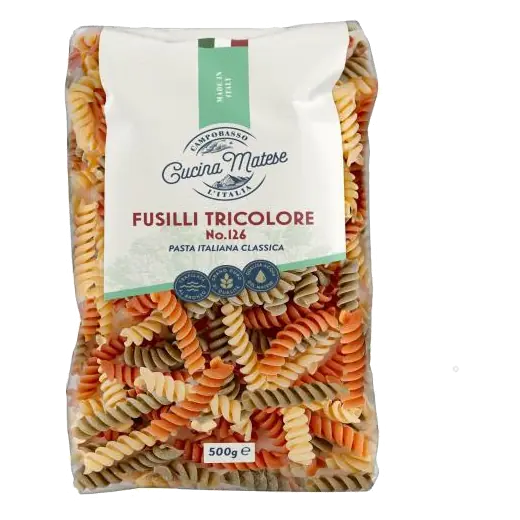 Pasta Fusilli Tricolore