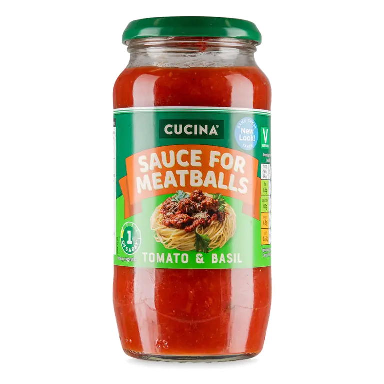 Tomato & Basil Sauce For Meatballs