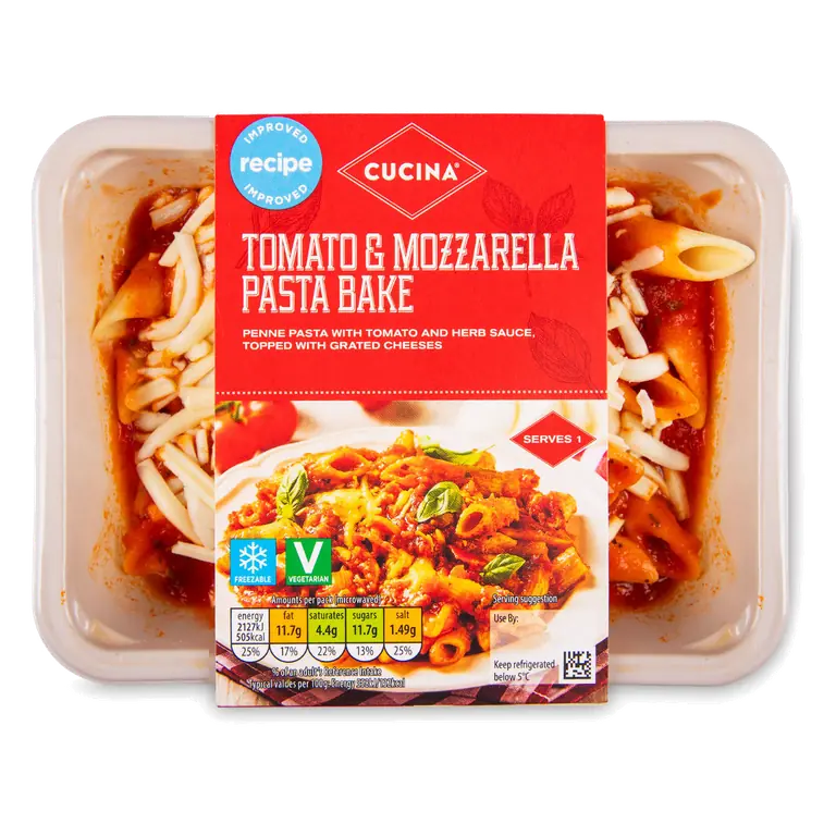 Tomato & Mozzarella Pasta Bake