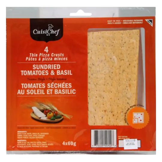 Pizza Crusts Sundried Tomato And Basil Thin 240 g