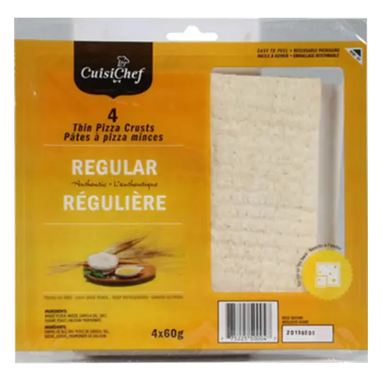 Thin Pizza Crusts Regular 4 Pack 240 g