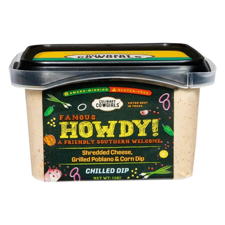 Culinary Cowgirls Howdy! Dip, 12oz: Gluten-Free, Ketogenic