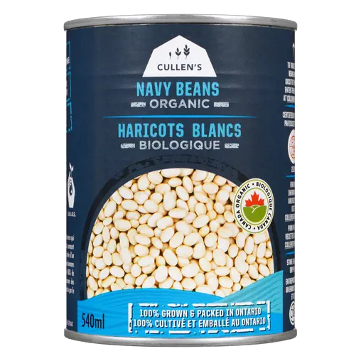 Organic Canned Navy Beans 540 ml