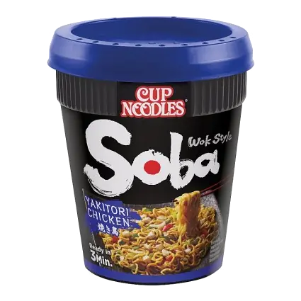 Nissin Soba Yakitori Chicken Cup Noodles