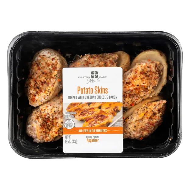 Cheddar Cheese & Bacon Potato Skins