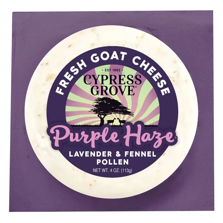Cypress Grove Purple Haze Goat Cheese Disks, 4oz
