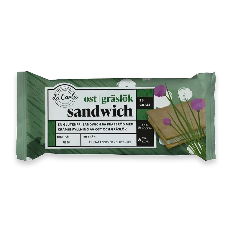 Sandwich Cheese & Chives Glutenfri 26g