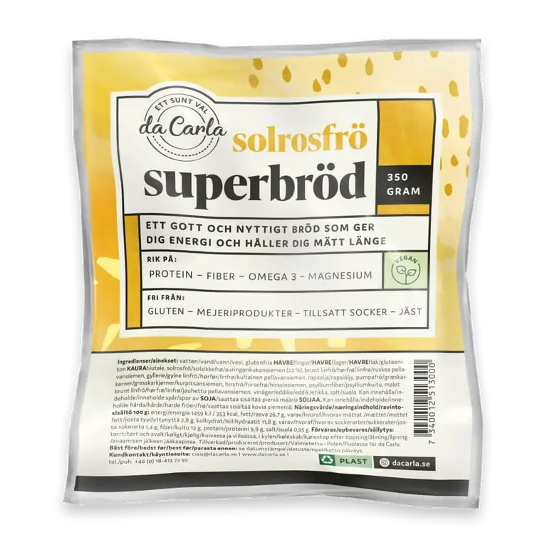 Superbröd Solrosfrön