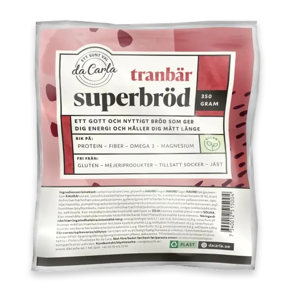 Superbröd Tranbär