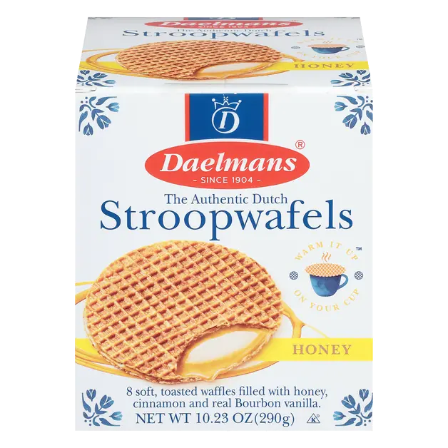 Daelmans Honey Stroopwafels 8 Pack