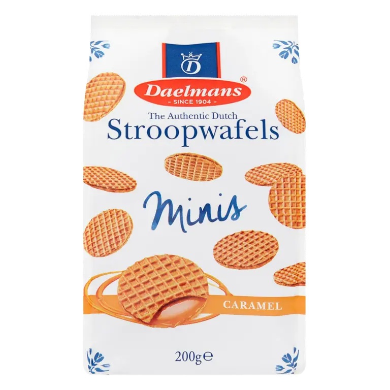 Mini Caramel Stroopwafels 200g
