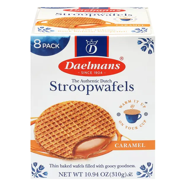Stroopwafels Caramel Dutch Waffle Cookies - 8 ct