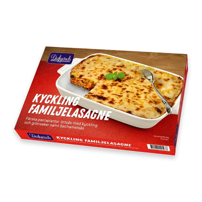 Familjelasagne kyckling 1,4kg