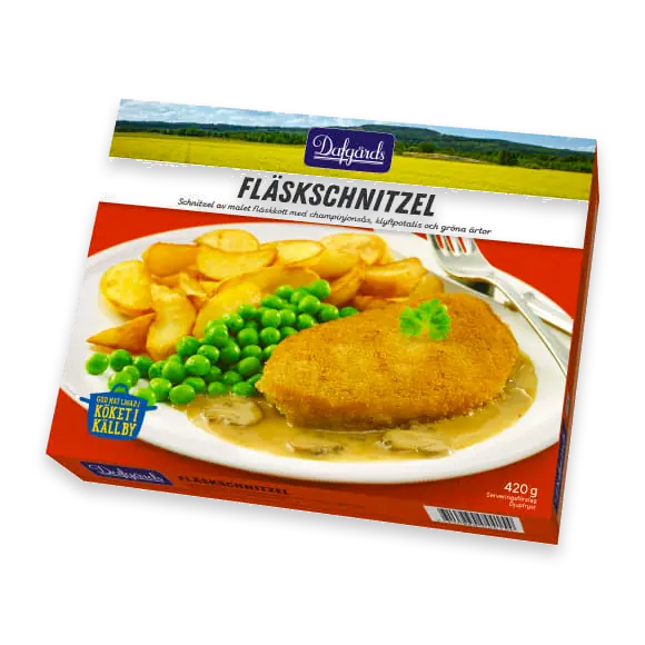 Fläskschnitzel Fryst/1 Port