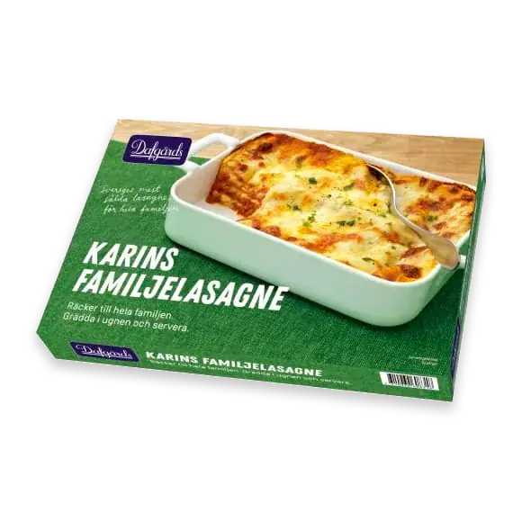 Karins Familjelasagne Fryst