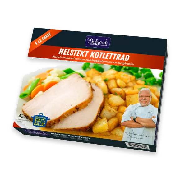 Kotlettrad Helstekt Fryst/1 Port
