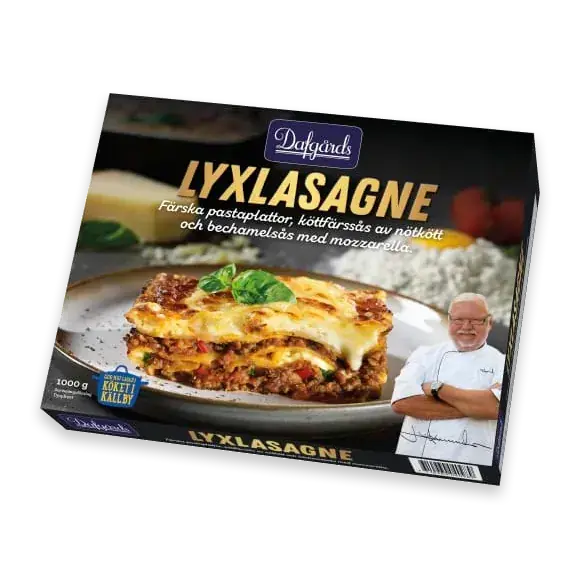 Lyxlasagne Fryst