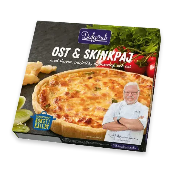 Ost & Skinkpaj Fryst/1 Port