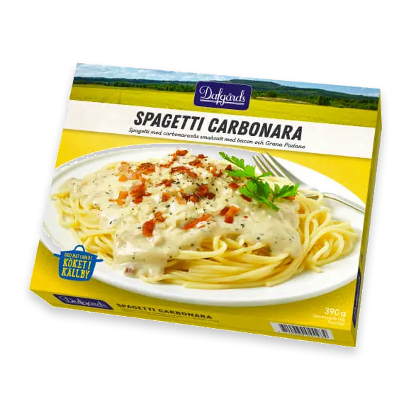 Spagetti Carbonara Fryst