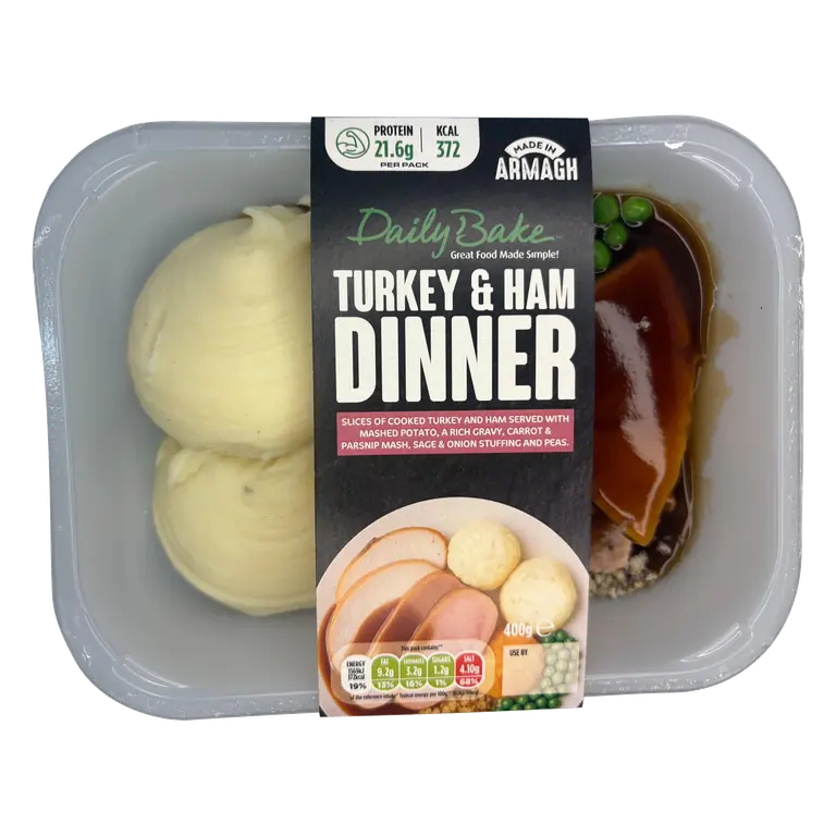 Daily Bake Turkey & Ham Dinner 400g