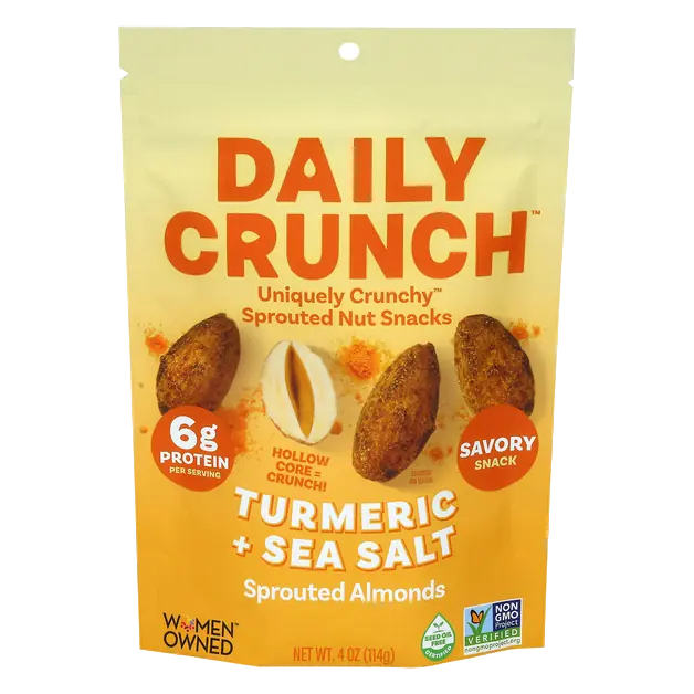 Turmeric + Sea Salt Sprouted Almonds