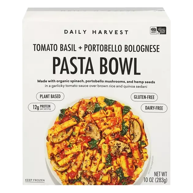 Tomato Basil + Portobello Bolognese Pasta Bowl