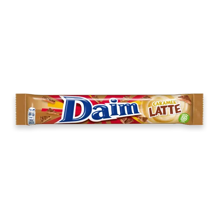 Choklad Stycksak Daim Caramel Latte 56g