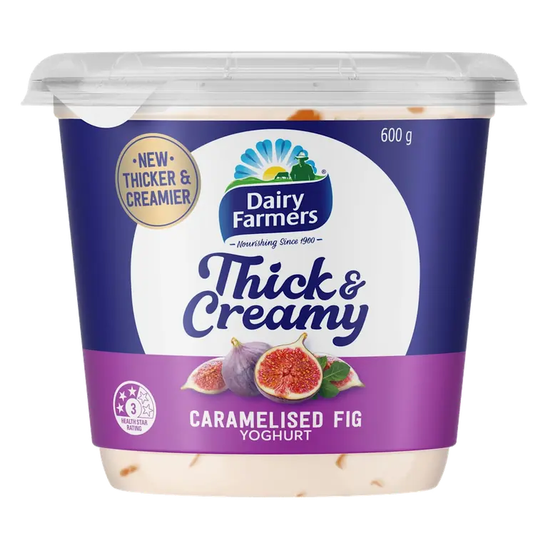 Thick & Creamy Yoghurt Caramalised Fig