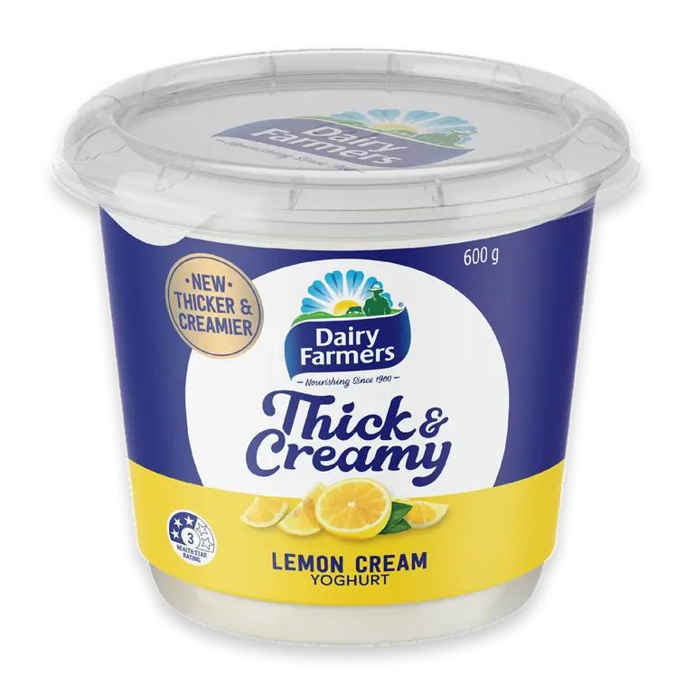 Thick & Creamy Yoghurt Lemon Cream
