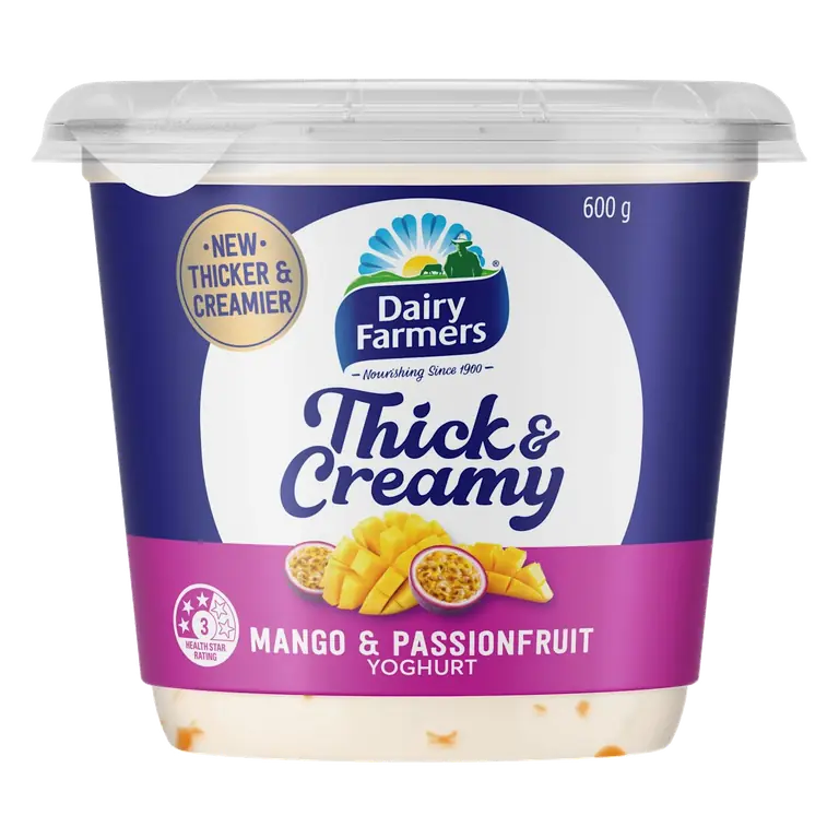 Thick & Creamy Yoghurt Passionfruit & Mango