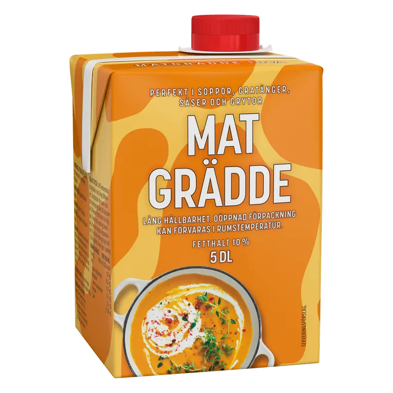 Mat Grädde Lång Hållbarhet