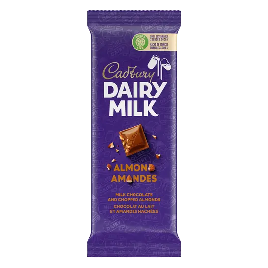 Cadbury Chocolate Bar Dairy Milk Almond 100 g