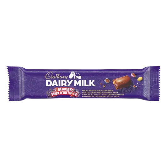 Cadbury Dairy Milk Candy Fireworks With Popping 38 g