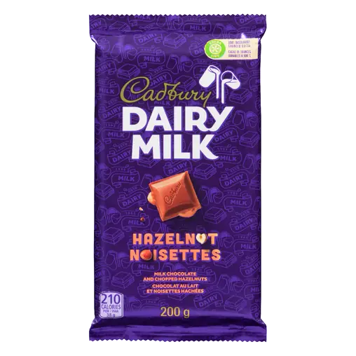 Cadbury Dairy Milk Chocolate Bar Hazelnut 200 g