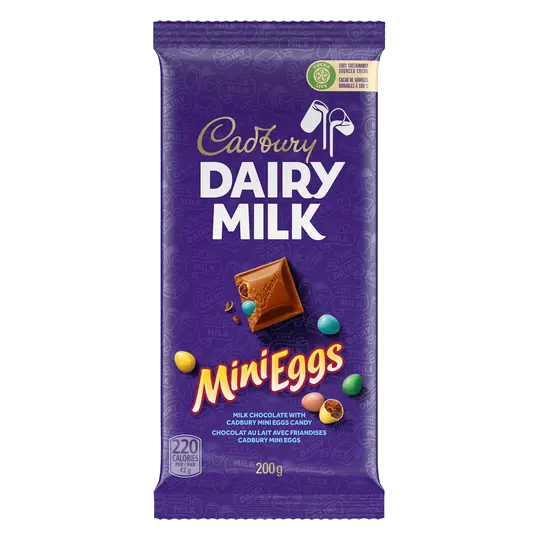 Cadbury Dairy Milk Mini Egg Chocolate Bar 200 g