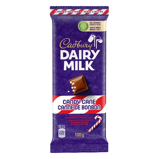 Chocolate Bar Candy Cane 100 g