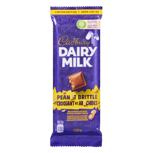 Chocolate Bar Peanut Brittle 100 g