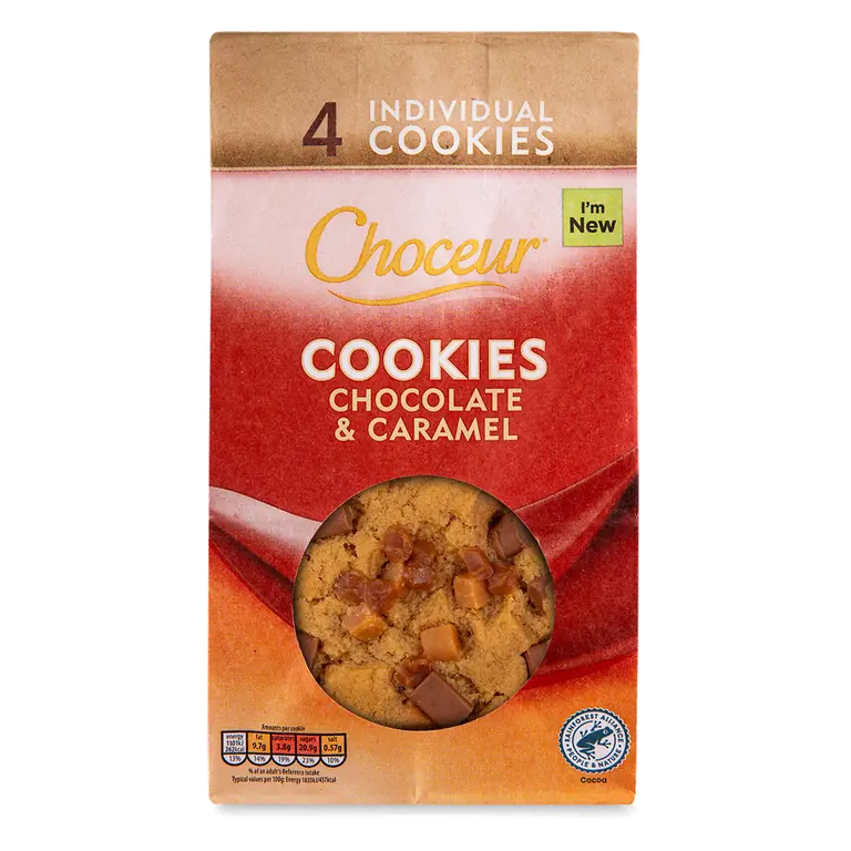 Chocolate & Caramel Cookies