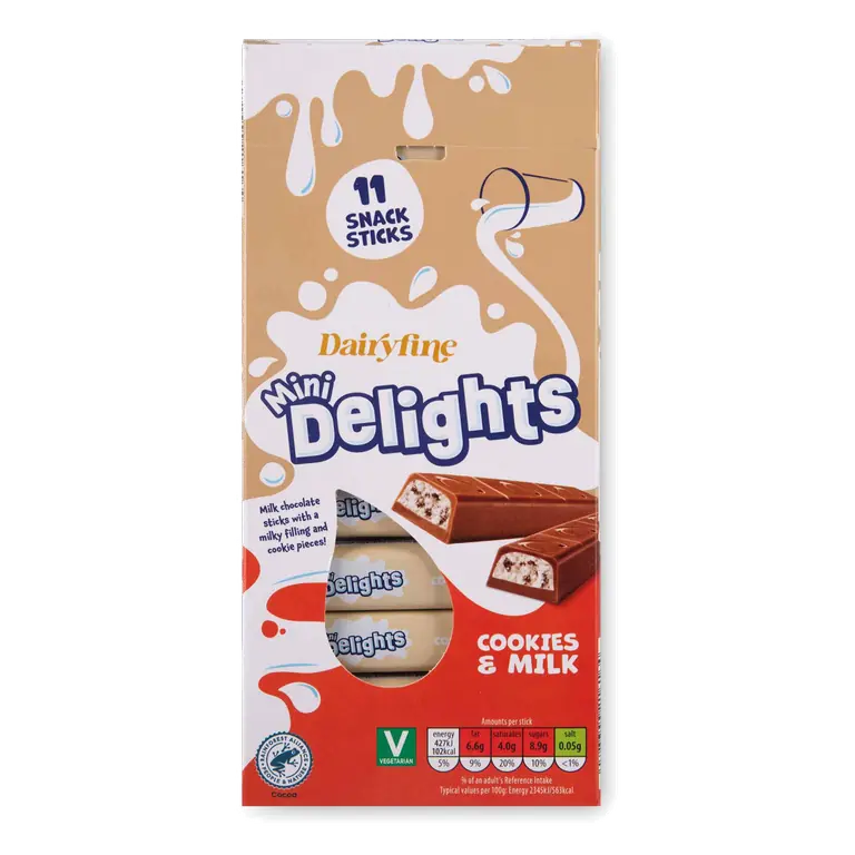 Cookies & Milk Chocolate Sticks 11 Pack