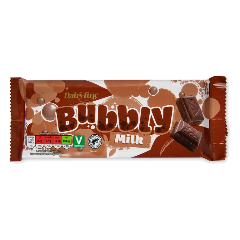 Milk Chocolate Bubbly Bar
