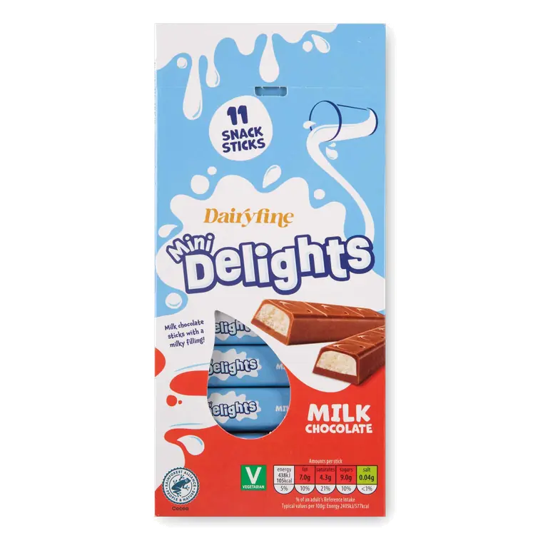 Milk Chocolate Sticks 11 Pack