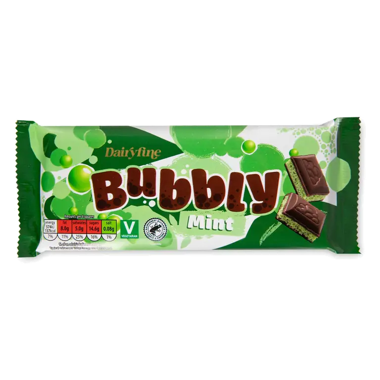 Mint Chocolate Bubbly Bar